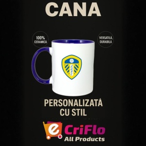 Cana Leeds United F.C .Anglia , cu logoul stema echipei, Cadoul Perfect - Img 25