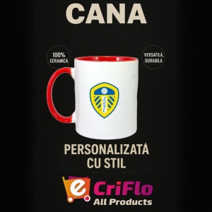 Cana Leeds United F.C .Anglia , cu logoul stema echipei, Cadoul Perfect - Img 45
