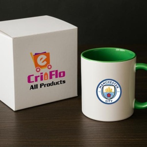 Cana Manchester City Anglia , cu logoul stema echipei, Cadoul Perfect - Img 19