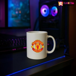 Cana Manchester United FC Anglia , cu logoul stema echipei, Cadoul Perfect - Img 16