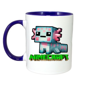 Cana Minecraft Axolotl Albastru 2 - Img 4