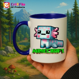 Cana Minecraft Axolotl Albastru 2 - Img 12