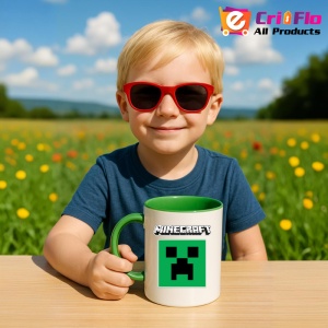 Cana Minecraft Ceeper cu Logo - Img 11