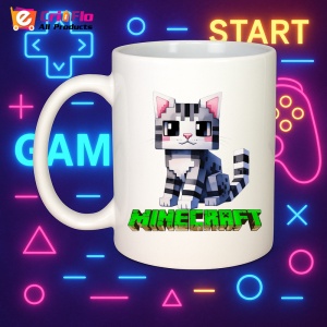 Cana Minecraft Pisica Gri - Img 10
