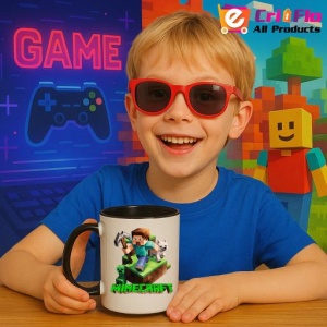 Cana Minecraft Steve Cu Pisica - Img 14