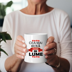 Cana personalizata Cea mai buna Mama din lume - Img 4