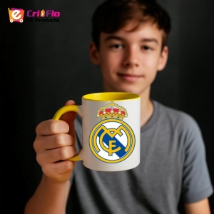 Cana Real Madrid CF Spania , cu logoul stema echipei, Cadoul Perfect - Img 33