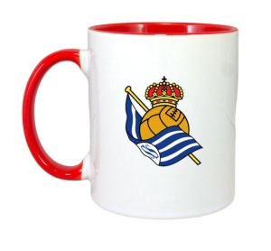 Cana Real Sociedad Spania , cu logoul stema echipei, Cadoul Perfect - Img 8