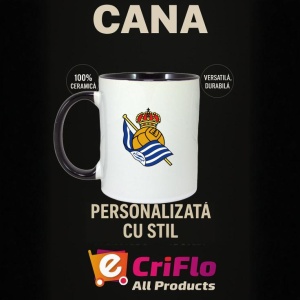 Cana Real Sociedad Spania , cu logoul stema echipei, Cadoul Perfect - Img 35