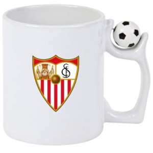 Cana Sevilla FC Spania , cu logoul stema echipei, Cadoul Perfect