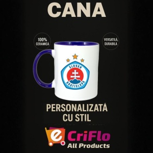 Cana SK Slovan Bratislava Slovacia , cu logoul stema echipei, Cadoul Perfect - Img 25