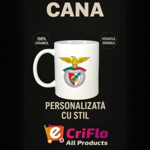 Cana SL Benfica Portugalia , cu logoul stema echipei, Cadoul Perfect - Img 15