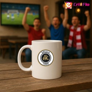 Cana Spezia Calcio Italia , cu logoul stema echipei, Cadoul Perfect - Img 18