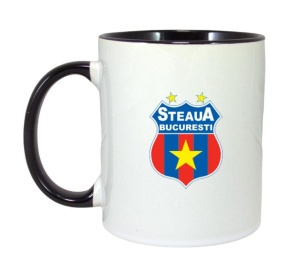 Cana Steaua Bucuresti , cu logoul stema echipei, Cadoul Perfect - Img 6