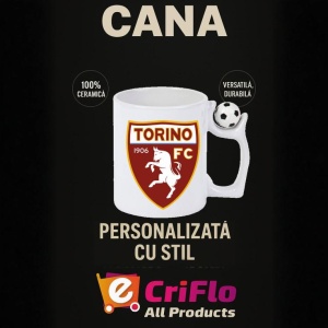 Cana Torino FC Italia , cu logoul stema echipei, Cadoul Perfect - Img 13