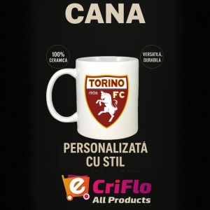 Cana Torino FC Italia , cu logoul stema echipei, Cadoul Perfect - Img 15