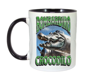 Cana Tralalero TraLaLa cu Bombadiro Crocodilo Funny Italian Brainrot Meme Graphic mix 1 - Img 5
