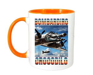 Cana Tralalero TraLaLa cu Bombardiro Crocodilo Funny Trendy Italian Brainrot Meme - Img 6