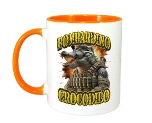 Cana Tralalero TraLaLa cu Italian Brainrot Bombardino Crocodilo Funny Meme - Img 5
