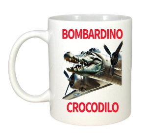 Cana Tralalero TraLaLa cu Italian Brainrot Bombardino Crocodilo - Img 2