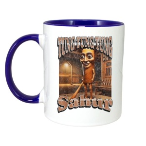Cana Tralalero TraLaLa cu Tung Tung Sahur Funny Italian Brainrot Meme Graphic 1V - Img 4