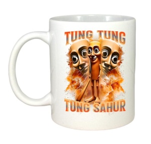 Cana Tralalero TraLaLa cu Tung Tung Tung Sahur - Italian Brainrot, Funny Baseball Bat - Img 2