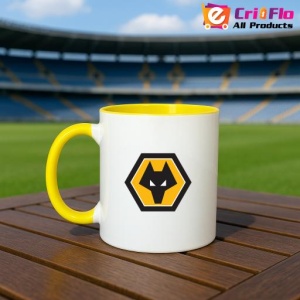 Cana Wolverhampton Wanderers Anglia , cu logoul stema echipei, Cadoul Perfect - Img 32