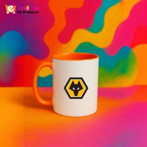 Cana Wolverhampton Wanderers Anglia , cu logoul stema echipei, Cadoul Perfect - Img 42