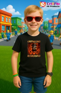 Cappuccino Assassino Ninja Red ** Tricou Tralalero Tralala Copii | Dama | Barbat