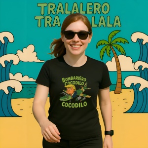 Crocodilo Trump ** Tricou Tralalero Tralala Copii | Dama | Barbat - Img 11