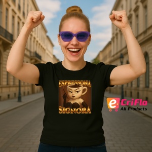 Espressona Signora ** Tricou Tralalero Tralala Copii | Dama | Barbat - Img 12