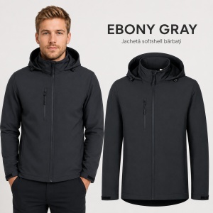 Geacă Bărbați tip Jachetă Softshell cu Glugă, Elastică și Modernă – Trail 548 - Img 13