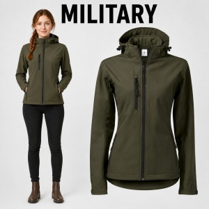 Geacă Damă tip Jachetă Softshell cu Glugă Detașabilă, Impermeabilă și Elastică – Performance 521 - Img 16
