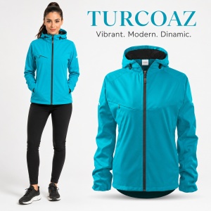 Geacă Damă tip Jachetă Softshell cu Glugă, Impermeabilă și Rezistentă la Vânt – Cool 514 - Img 14