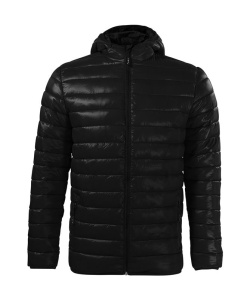 Geaca matlasata pentru barbati de culoare negru