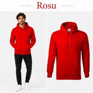 Hanorac Bărbat Malfini Cape 413, 65% Bumbac, 320 g/m², Glugă cu Șnur, Buzunar Marsupiu, 21 Nuanțe, Mărimi S–5XL - Img 27
