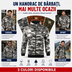Hanorac Camuflaj Bărbați Malfini cu Glugă – tip Vânătoare și Activități Outdoor - Img 7