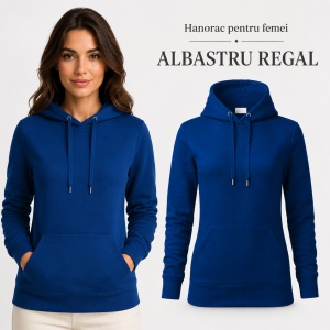 Hanorac Damă cu Glugă și Buzunar Marsupiu Malfini F14 Cape Free – 320 g/m² - Img 13