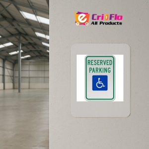 Indicator Accessible Reserved Parking Sign, Sticker autocolant - Img 4