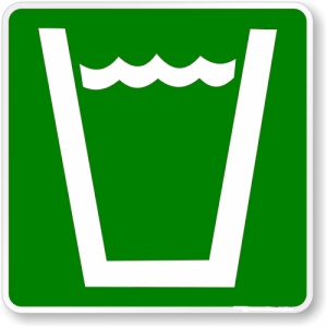 Indicator apa potabila, Sticker autocolant