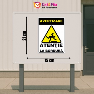 Indicator Atentie la bordura, Sticker autocolant - Img 2