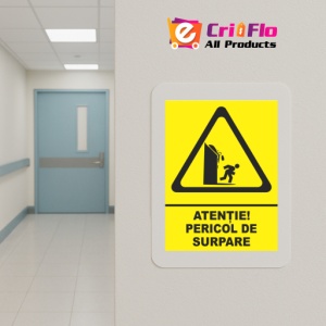 Indicator Atentie pericol de surpare, Sticker autocolant - Img 5