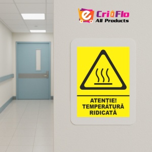 Indicator Atentie temperatura ridicata, Sticker autocolant - Img 5