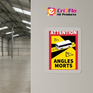 Indicator Attention angles morts autobuze, Sticker autocolant - Img 4