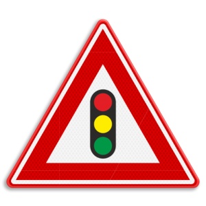 Indicator Avertisment Semafoare, Sticker autocolant