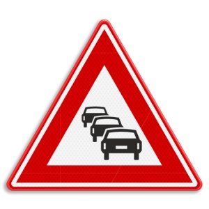 Indicator Avertizare pentru blocaj, Sticker autocolant
