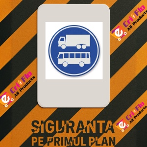 Indicator Banda obligatorie pentru autobuze si camioane, Sticker autocolant - Img 3