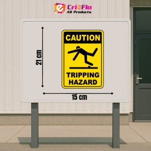 Indicator Caution Tripping Hazard, Sticker autocolant - Img 2
