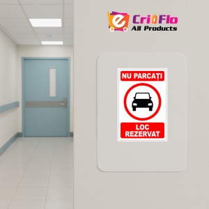 Indicator De parcare nu parcati loc rezervat, Sticker autocolant - Img 4