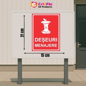Indicator Deseuri menajere, Sticker autocolant - Img 2